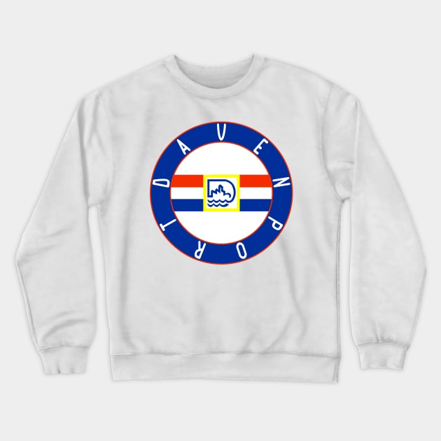 Davenport Flag Decal Crewneck Sweatshirt by zsonn